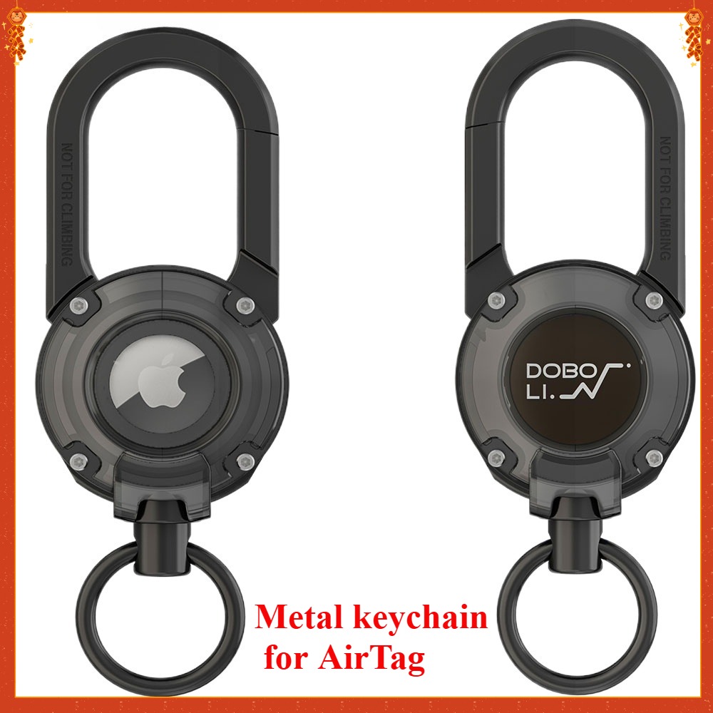 Smart Home For Windows - Für AirTag-Halter-Schlüsselanhänger, Auto-Schlüsselanhänger aus Legierung mit