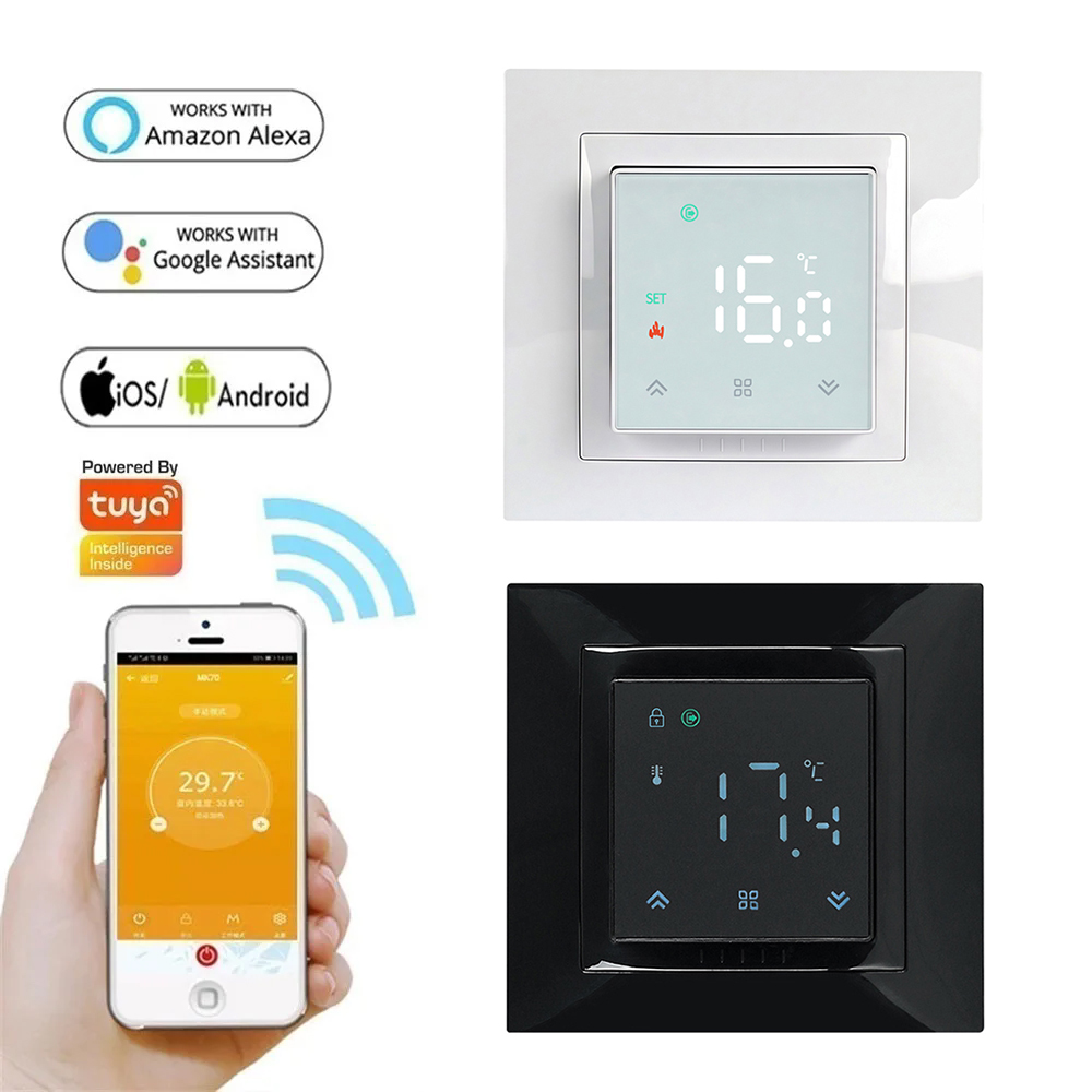 Smart Home Thermostat - Smart Wifi MK08 Thermostat Fern temperatur