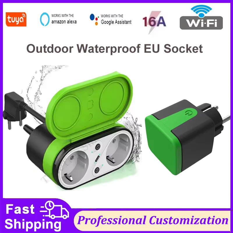 Smart Home App - Tuya EU 16A WLAN Smart Outdoor-Steckdose