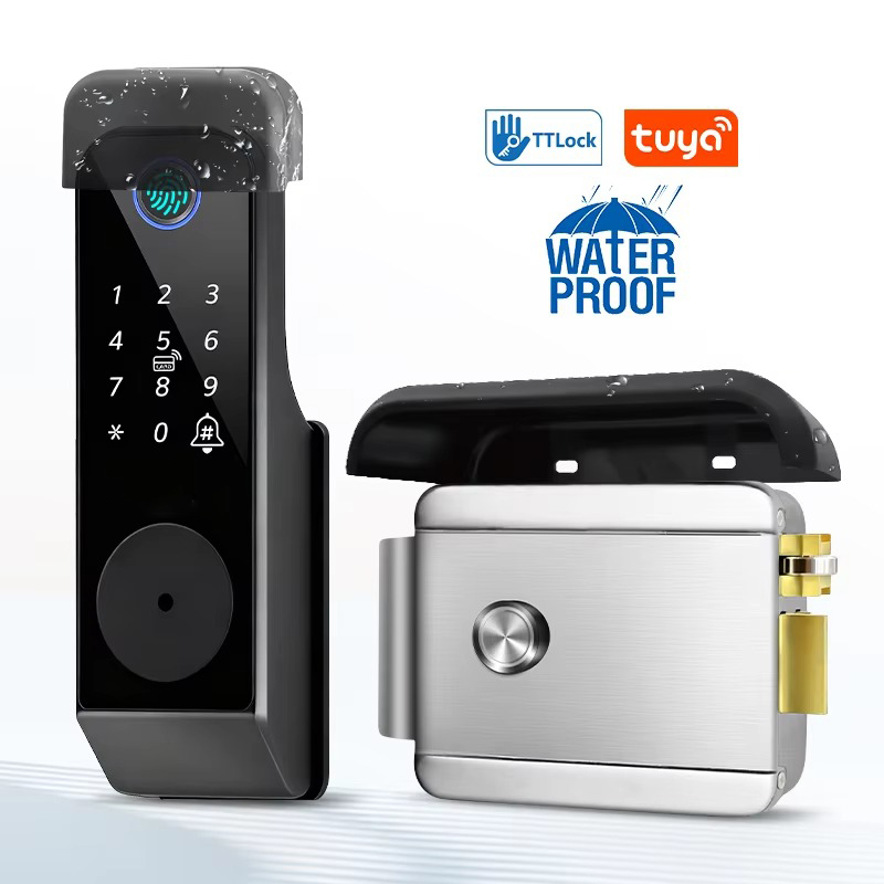 Smart Home Keyestudio - Wasserdichtes Fingerabdruck-Schloss Tuya Wifi Fernbedienung Bluetooth