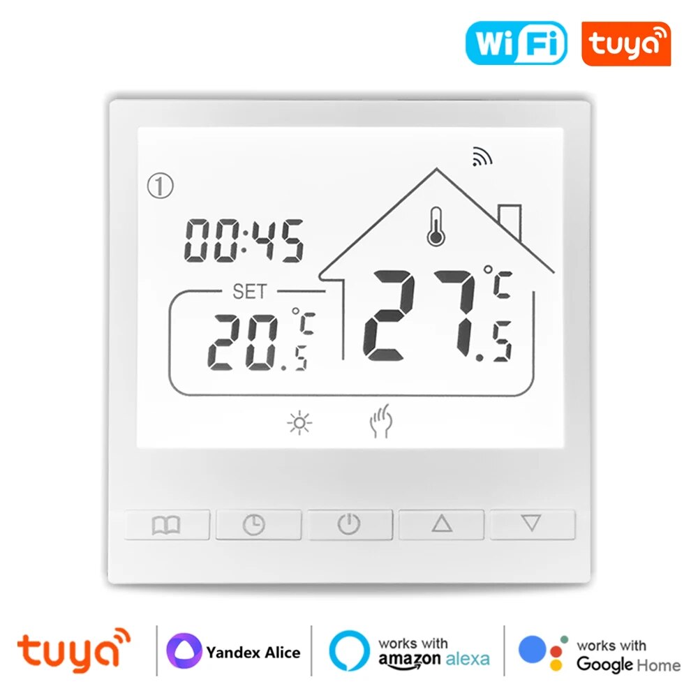 Smart Home Thermostat - Tuya Smart WLAN-Thermostat für Wasser-/Gasboiler und