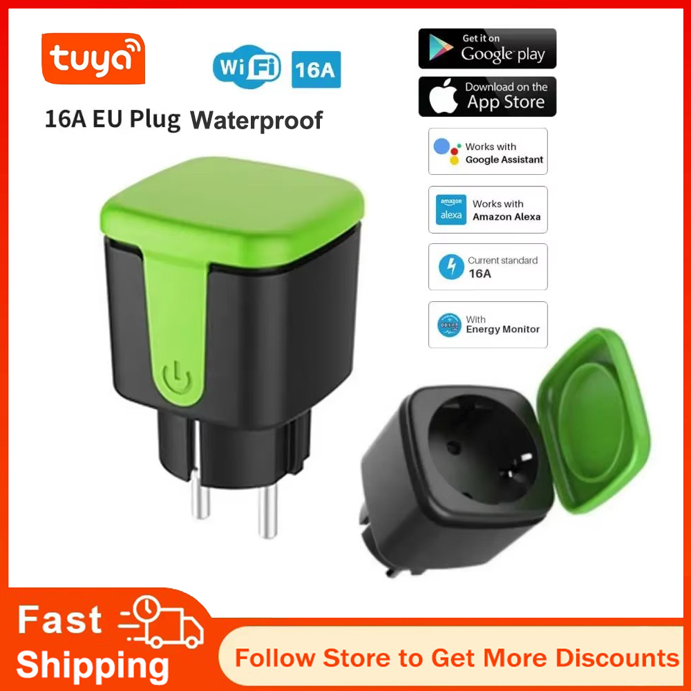 Smart Home Gadgets - Tuya EU 16A WLAN Smart Wasserdichte