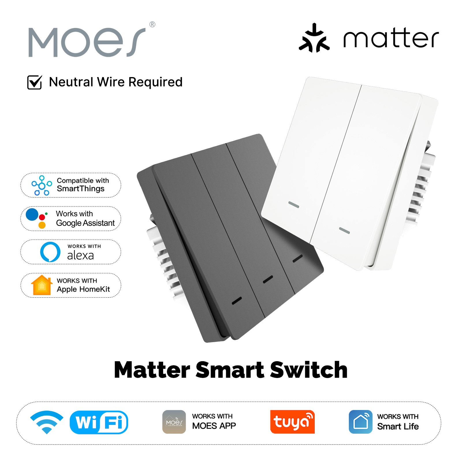 Smart Home For Windows - MOES Matter Tuya WiFi Smart Licht