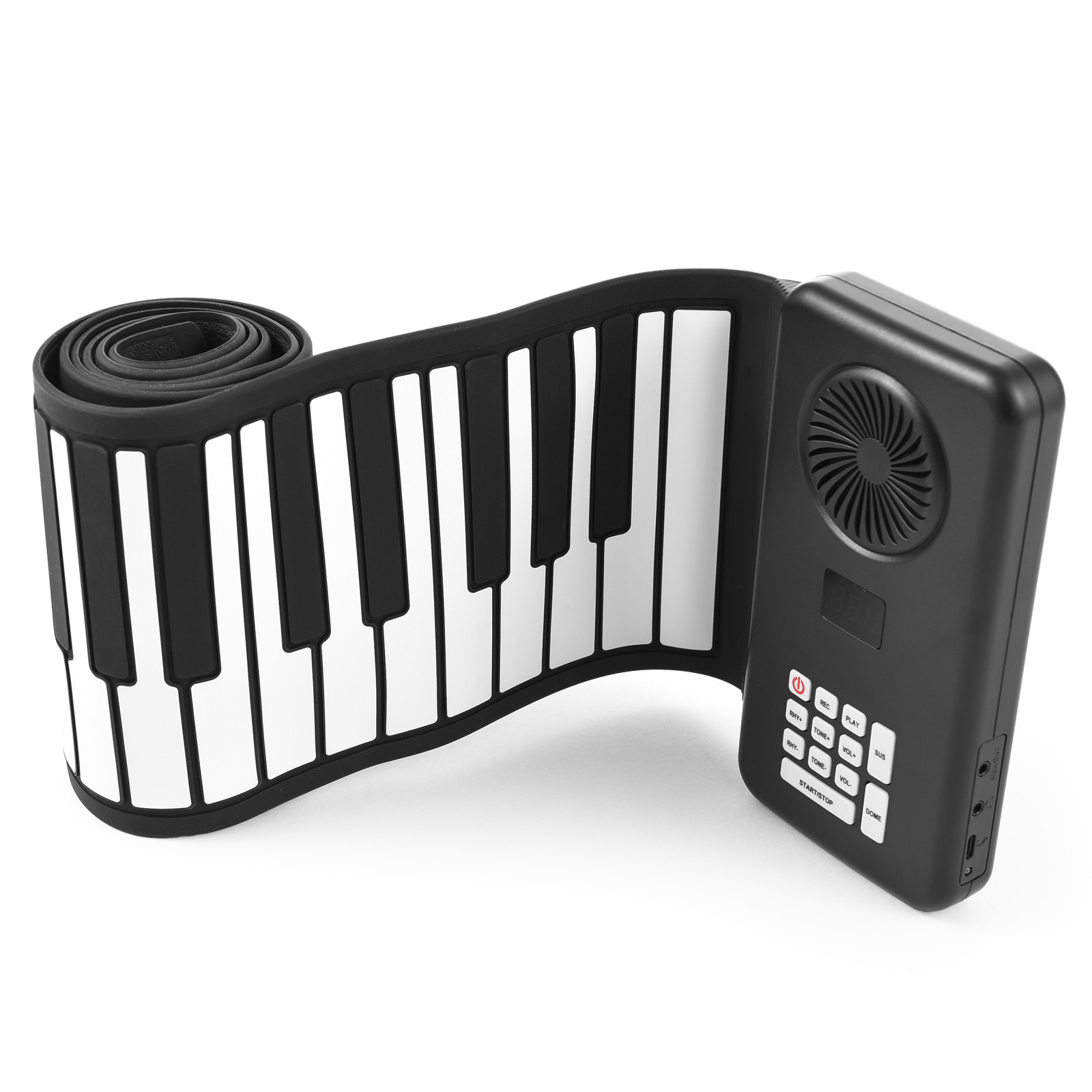 Smart Home Keyestudio - 88-Tasten-tragbares Klavier, Handrolle, elektronisches Klavier, umweltfreundliches