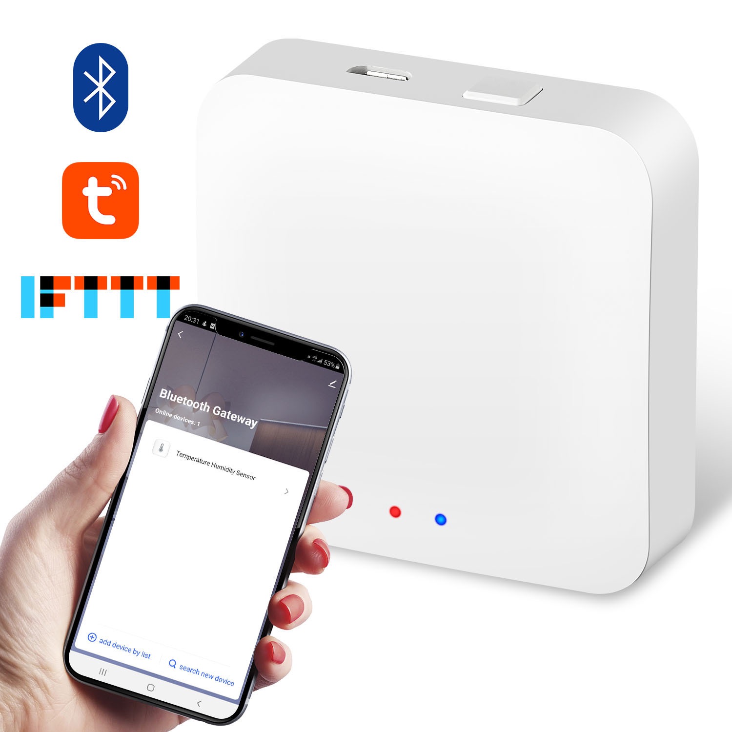 Smart Home Zentrale - Tuya ZigBee Multi-Mode Gateway Hub Smart
