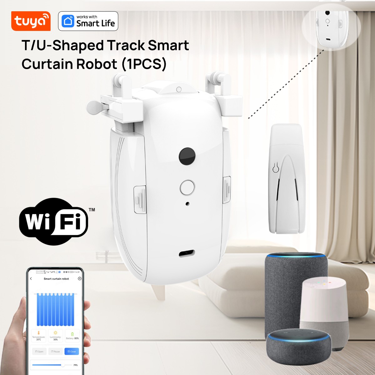 Tuya Smart Wifi Vorhang Robote – Smart Home Zentrale Bewertung und Preis