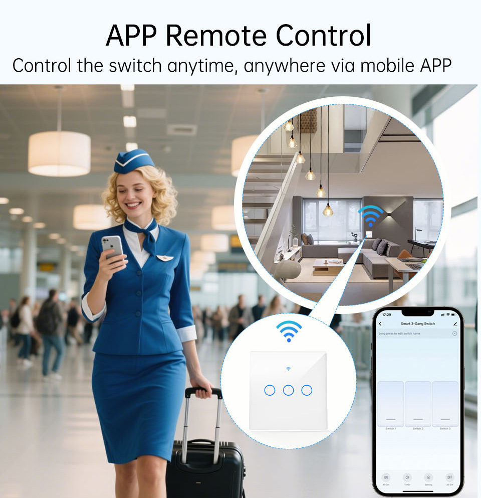 WLAN RF 433MHz Touch-Wandschal – Smart Home Automation Bewertung und Preis