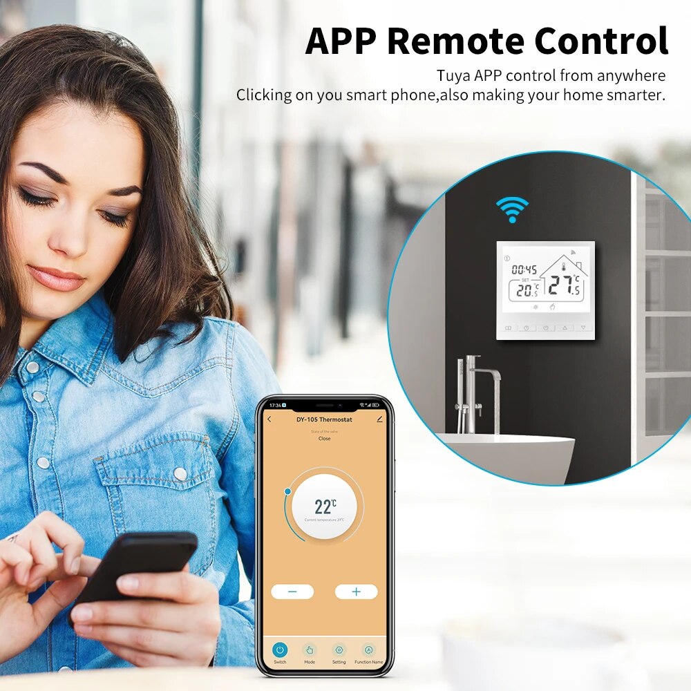Tuya Smart WLAN-Thermostat für – Smart Home Thermostat Bewertung und Preis
