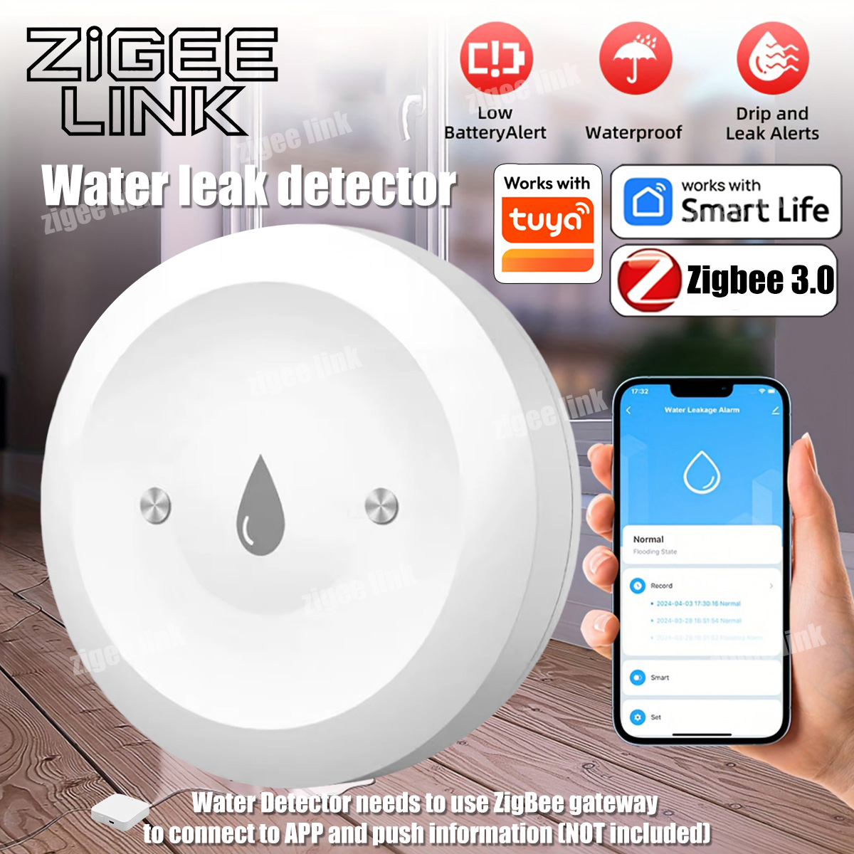 ZigBee 3.0 Wassersensor Intell – Smart Home Zentrale Bewertung und Preis