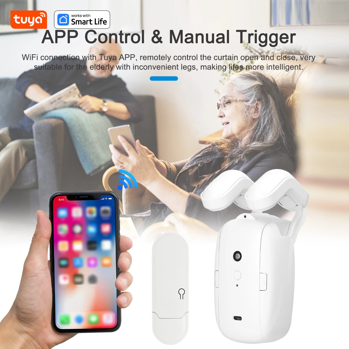 1/2 Stück Tuya Smart WiFi Vorh – Smart Home Zentrale Bewertung und Preis