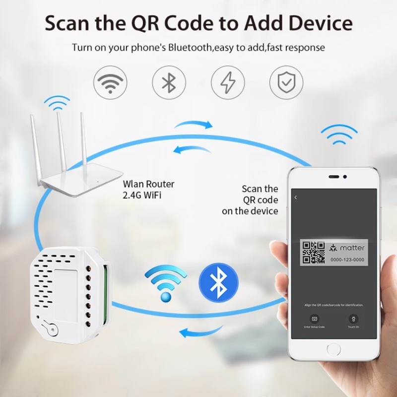 Matter Lichtschaltermodul 2-Ka – Smart Home Automation Bewertung und Preis
