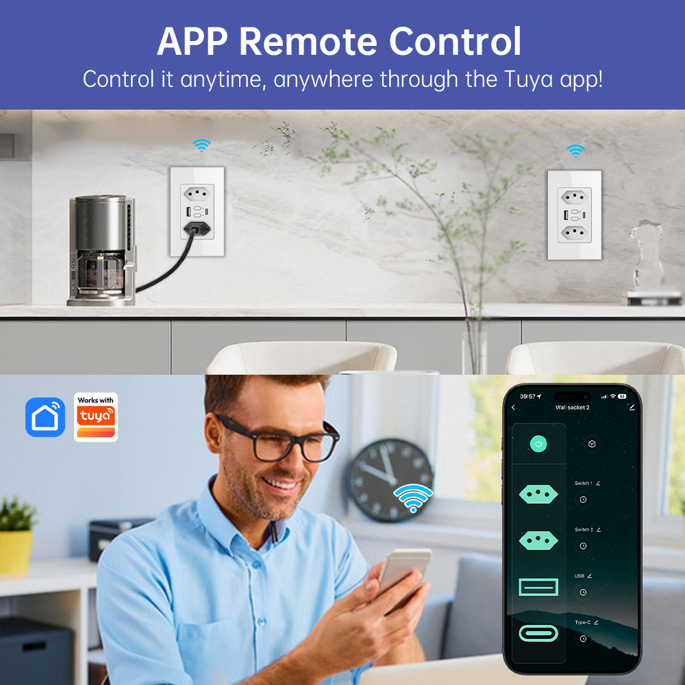 MANHOT WLAN-Smart-Steckdose fü – Smart Home Gadgets Bewertung und Preis