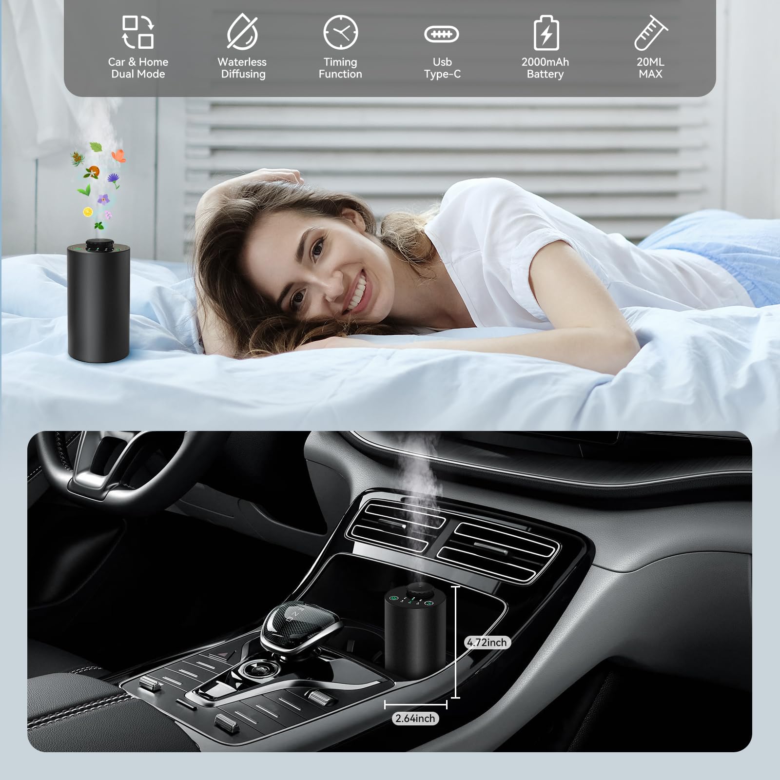 Wasserloser Diffusor für äther – Smart Home Gadgets Bewertung und Preis