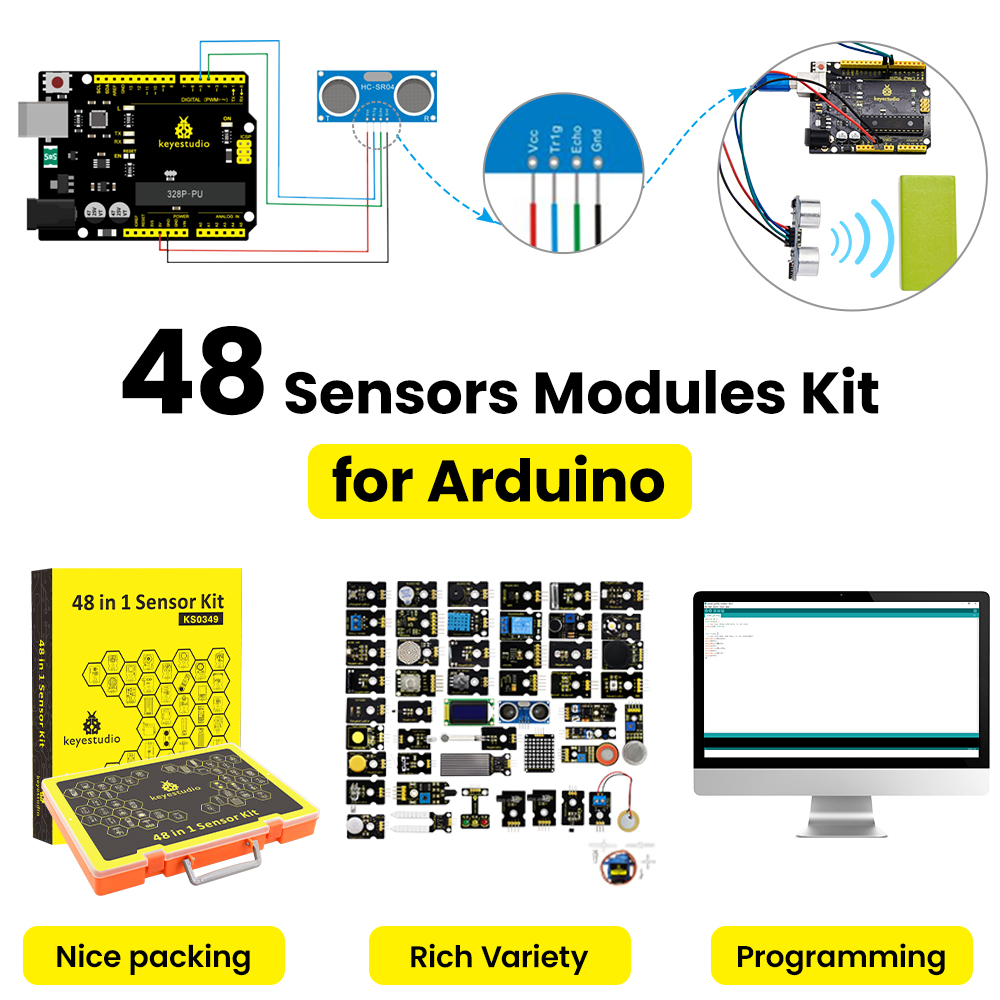 Keyestudio 48-in-1 Sensor Star – Smart Home Keyestudio Bewertung und Preis
